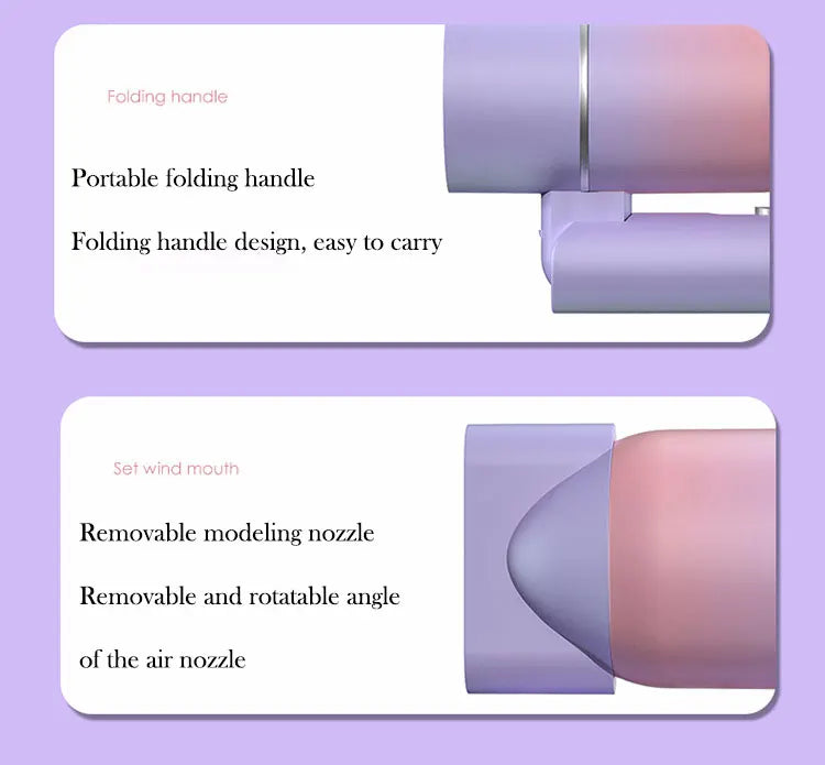 Portable Folding Hairdryer With Anion Technology - Smarsty