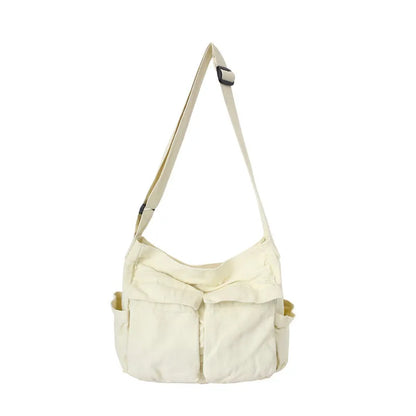 Women Vintage Canvas Tote Bag Crossbody Shoulder Purse - Smarsty