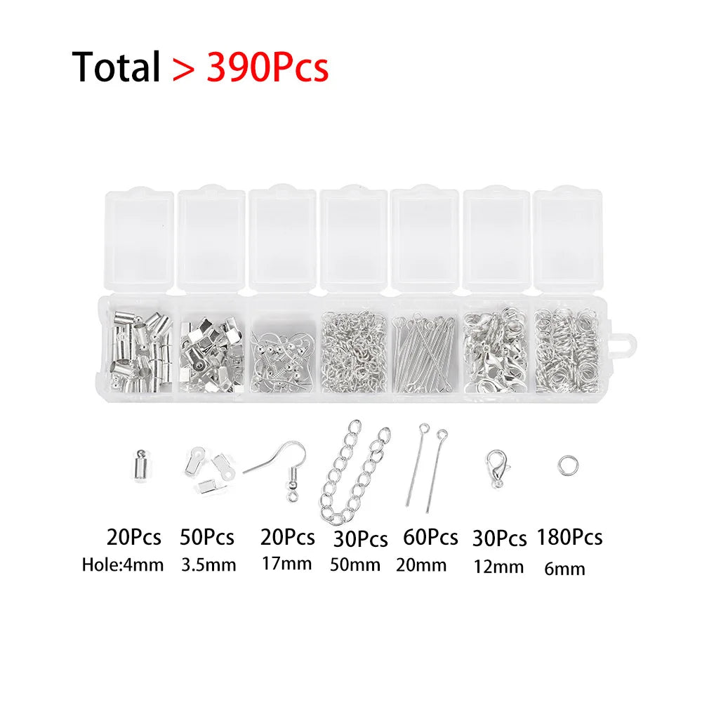 Alloy Jewelry Findings Set with Clasps and Hooks - Smarsty