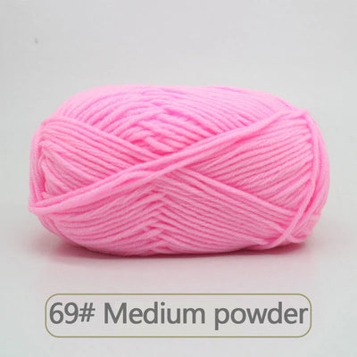 Soft Wool Milk Cotton Yarn for Knitting and Crochet - Smarsty