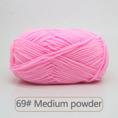 Soft Wool Milk Cotton Yarn for Knitting and Crochet - Smarsty