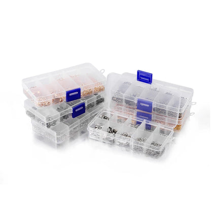 Alloy Jewelry Findings Set with Clasps and Hooks - Smarsty