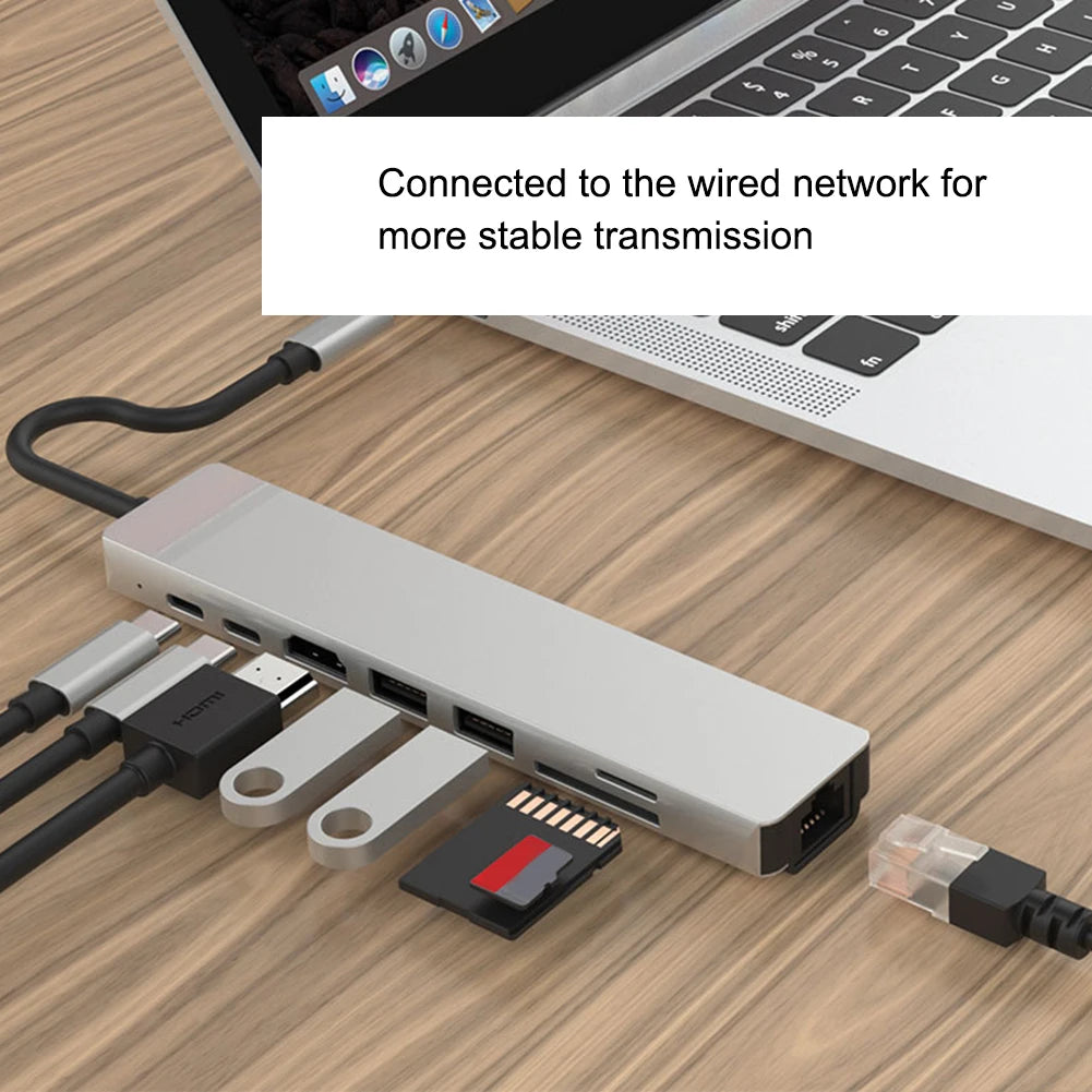USB C Hub 4K HDMI Adapter With Multiport Thunderbolt