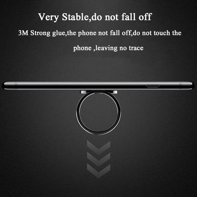 Spin Rotatable Phone Holder With Magnetic Finger Ring Stand - Smarsty