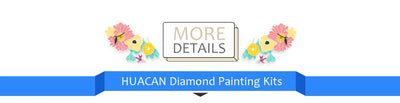 Handmade Moon Flower Diamond Painting for Bedroom Decor - Smarsty
