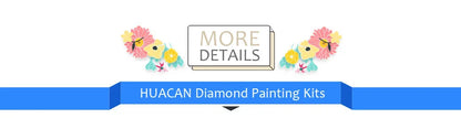 Handmade Moon Flower Diamond Painting for Bedroom Decor - Smarsty