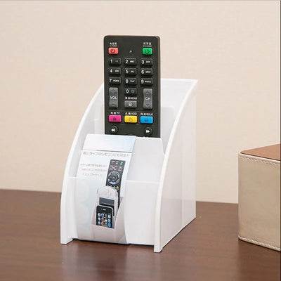 1PC Remote Control Storage Holder Desktop Case Box Organiser Mobile Phone Stand Home Decor by Smarsty
