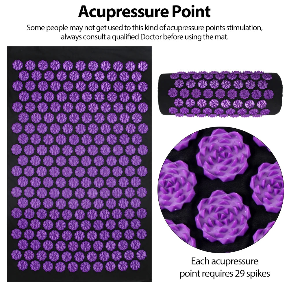 Pranamat Eco Acupuncture Massage Cushion for Relaxation - Smarsty
