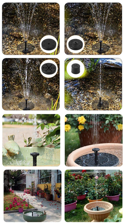 Solar Powered Mini Water Fountain for Garden Decoration - Smarsty