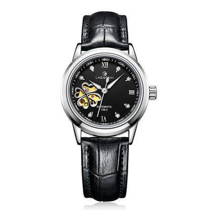 Women’s Waterproof Automatic Mechanical Watch with Diamond Design - Smarsty