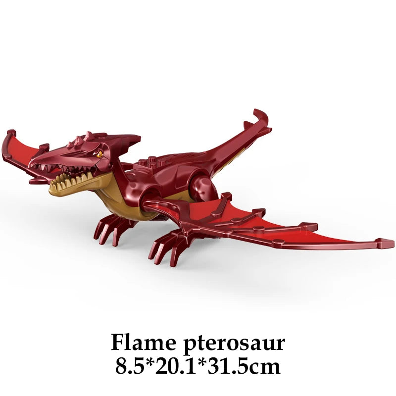 Jurassic Dinosaur World Brutal Raptor T-Rex Triceratops Indominus Rex Model Building Blocks Dino Velociraptor Figure Bricks Toys