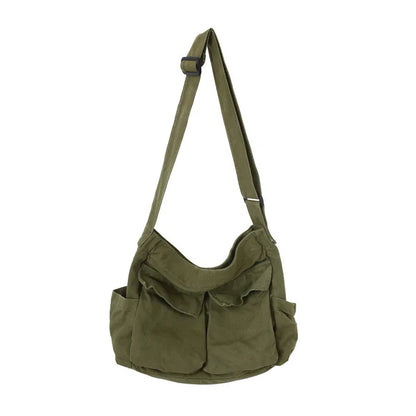 Women Vintage Canvas Tote Bag Crossbody Shoulder Purse - Smarsty