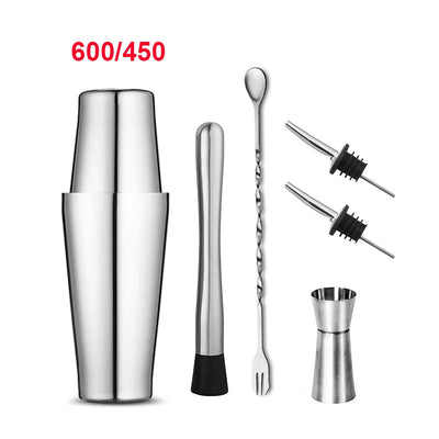 Professional Stainless Steel Boston Shaker Bar Set - Smarsty