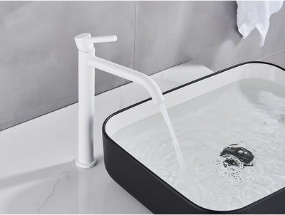 Brushed Gold Bathroom Faucet with Hot Cold Mixer - Smarsty