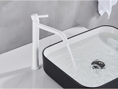 Brushed Gold Bathroom Faucet with Hot Cold Mixer - Smarsty