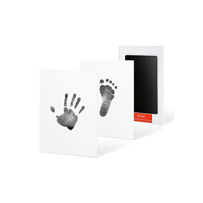 No Touch Baby Hand Footprint Kit Safe Ink Pad Souvenir - Smarsty