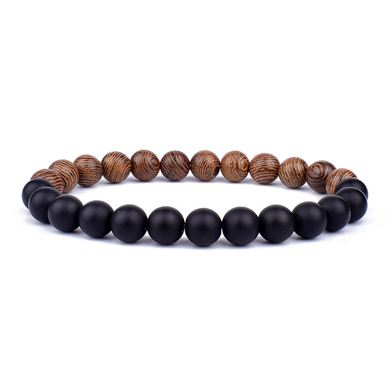 Volcanic Stone Bracelet for Men with Mood Tracking Feature - Smarsty