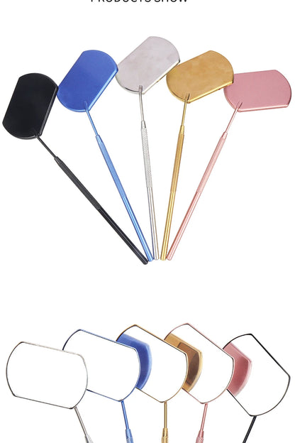 Eyelash Extension Magnifying Mirror with Long Handle - Smarsty