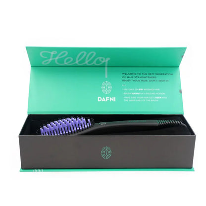 Ceramic Hair Straightener Brush for Fast Smoothing - Smarsty