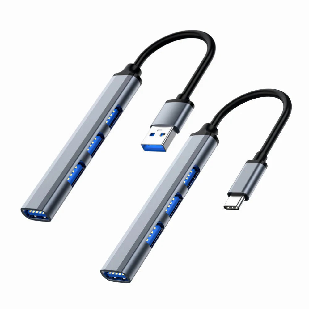 USB TypeC Hub Quadruple Port USB 3 OTG MultiportExpansion