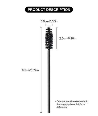 50Pcs Disposable Eyelash Brushes for Makeup Application - Smarsty