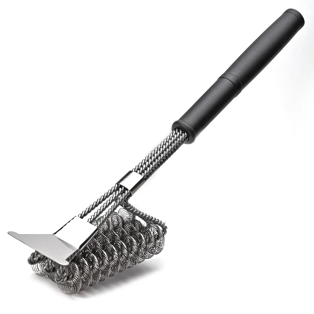Bristle Free Grill Brush Rust Resistant Stainless Steel - Smarsty