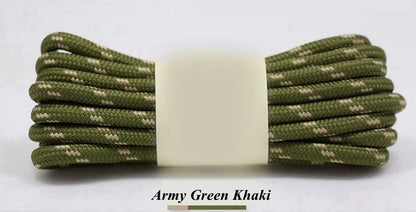 1Pair outdoor sport round shoelaces for boots hiking slip rope shoe laces sneakers shoelace strings100/120/140/160CM 19 Colors