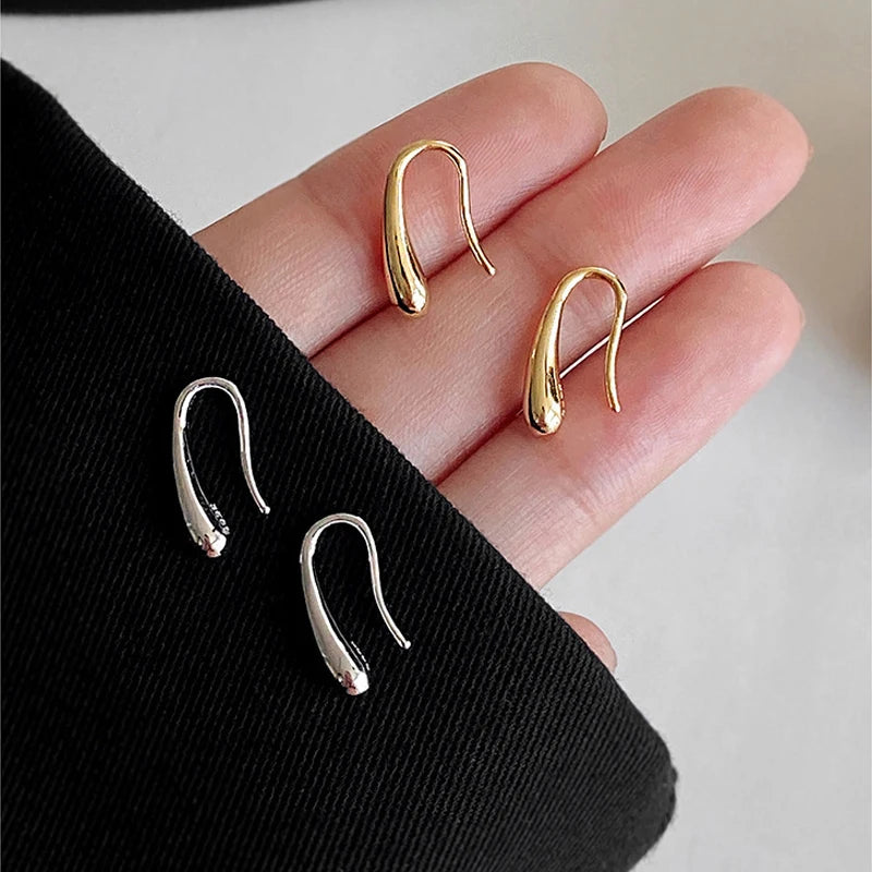 925 Sterling Silver Water Drop Earrings Elegant Gift - Smarsty