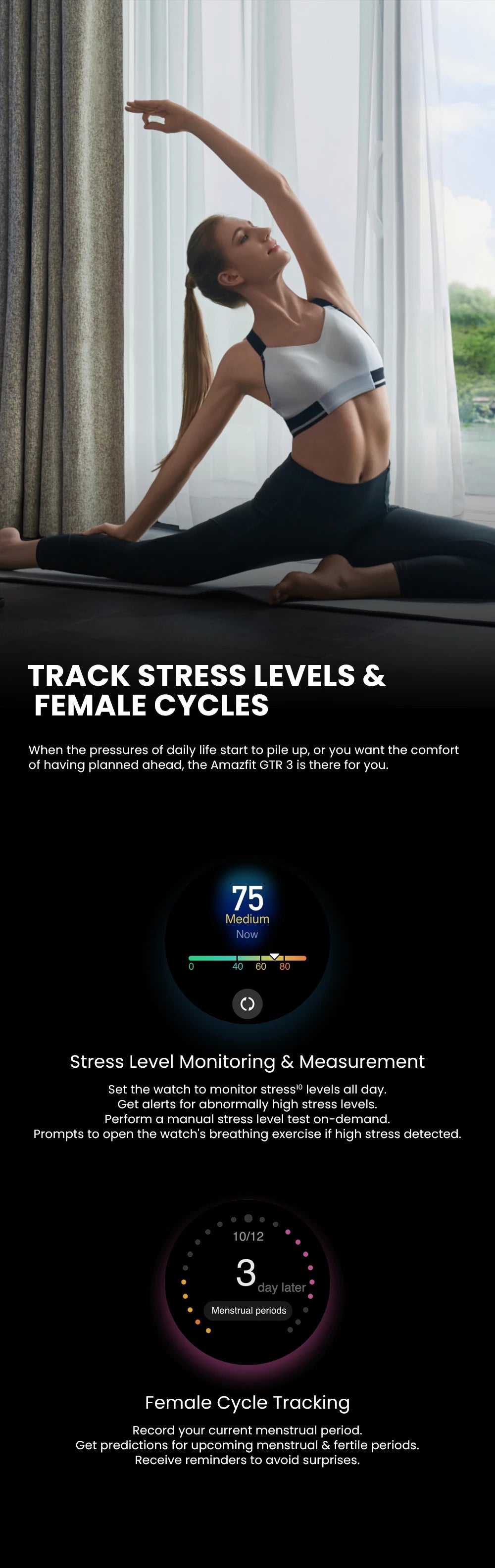 Amazfit GTR 3 Smartwatch with Built-in Alexa and GPS - Smarsty