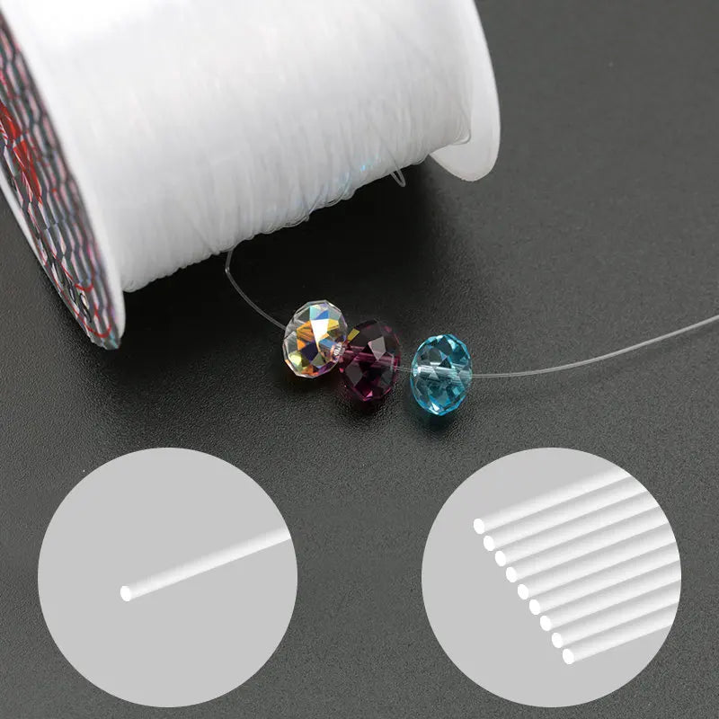 100M Clear Nylon Beading Wire Thread Durable Jewelry - Smarsty