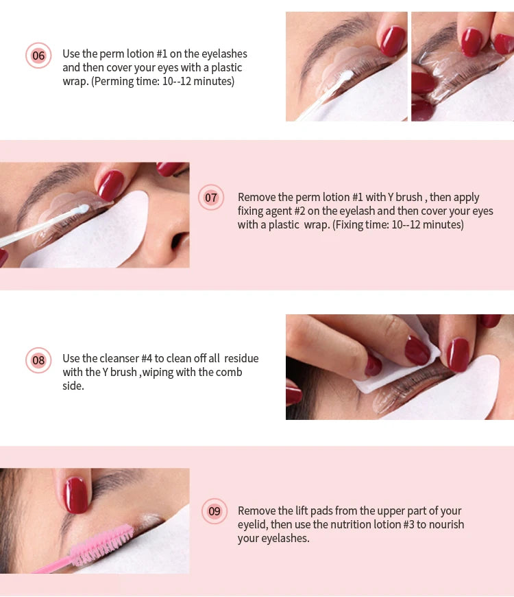 ICONSIGN Lash Lift and Tint Kit Professional Eyelash Lifting Tint Brow Lamination Dye Eye Makeup Tools