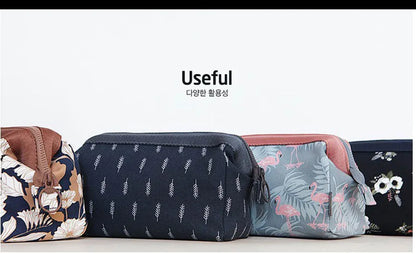 Waterproof Flamingo Cosmetic Bag For Women Travel Organizer - Smarsty