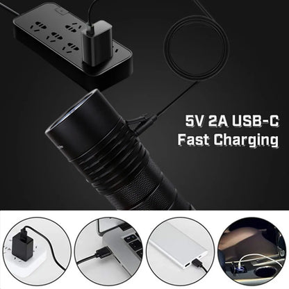 Sofirn SP36 Pro 8000lm Powerful LED Flashlight  4*SST40 USB C Rechargeable 18650 Torch