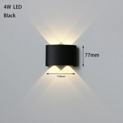 Outdoor Waterproof LED Wall Lamp for Stylish Illumination - Smarsty