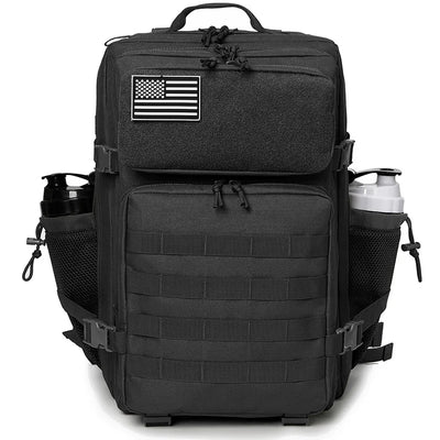 45L Tactical Backpack survival Bag Hunting MOLLE Backpack GYM For Men EDC Outdoor Hiking Rucksack Witch Bottle Holder - Smarsty