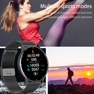 LIGE Smart Watch for Ladies with Full Touch Screen - Smarsty