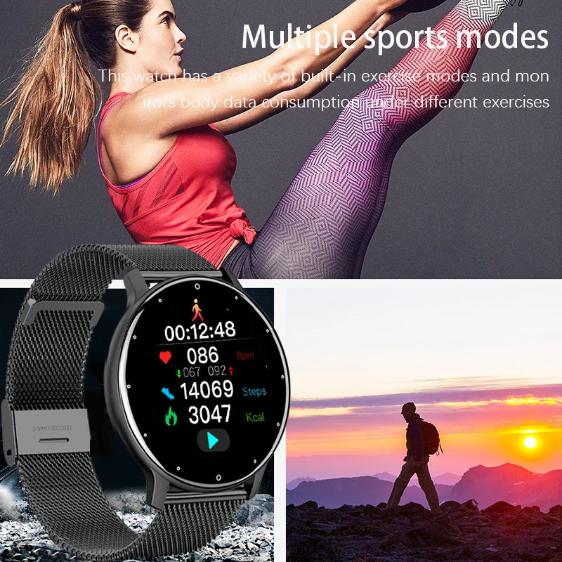 LIGE Smart Watch for Ladies with Full Touch Screen - Smarsty