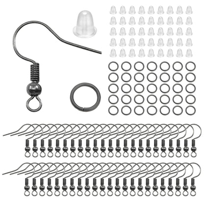 300Pc Hypoallergenic Earring Hooks Mix Color DIY Kit - Smarsty