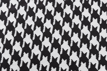 Houndstooth Print Women Long Sleeve Midi Dress Hollow Out Bodycon Sexy Streetwear 2022 Autumn Winter Club Elegant Slim - Smarsty