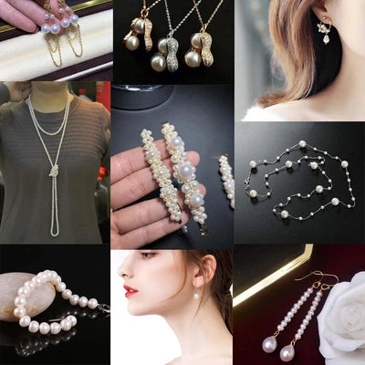 Natural Freshwater Pearl Beads for Jewelry Making - Smarsty