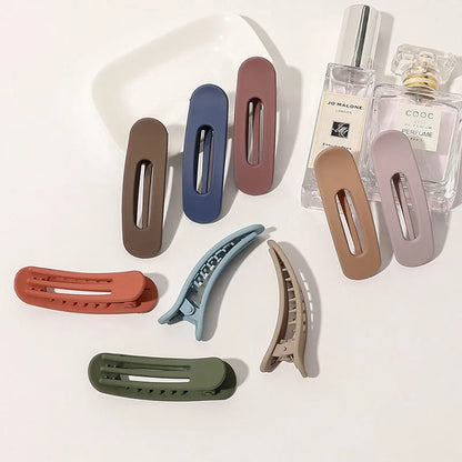 Korean Frosted Large Hair Clips for Stylish Hold - Smarsty