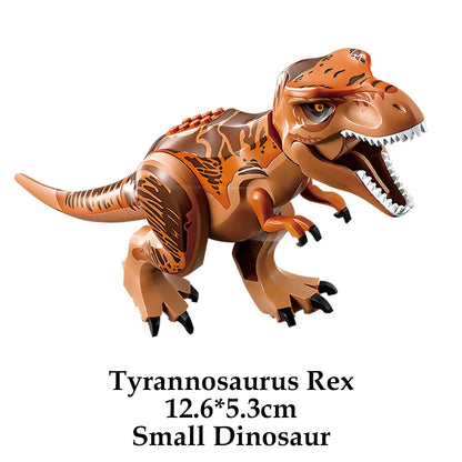 Jurassic Dinosaur World Brutal Raptor T-Rex Triceratops Indominus Rex Model Building Blocks Dino Velociraptor Figure Bricks Toys
