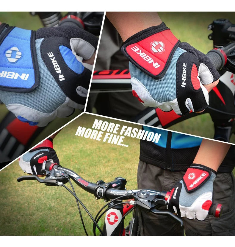 INBIKE Shockproof Gel Cycling Gloves Half Finger - Smarsty