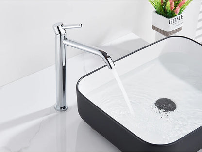 Brushed Gold Bathroom Faucet with Hot Cold Mixer - Smarsty