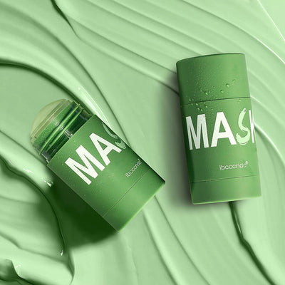 Face Clean Mask Green Tea Cleansing Stick Mask Shrink pores Deep Blackhead Remover facial Cleansing Moisturizing Mask 40g - Smarsty