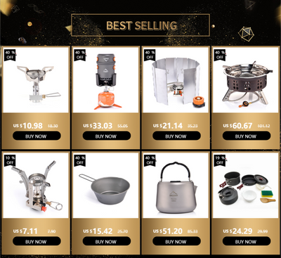 Widesea Camping Gas Stove Outdoor Tourist Burner Strong Fire Heater Tourism Cooker Survival Furnace Supplies Equipment Picnic by Smarsty