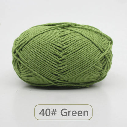 Soft Wool Milk Cotton Yarn for Knitting and Crochet - Smarsty