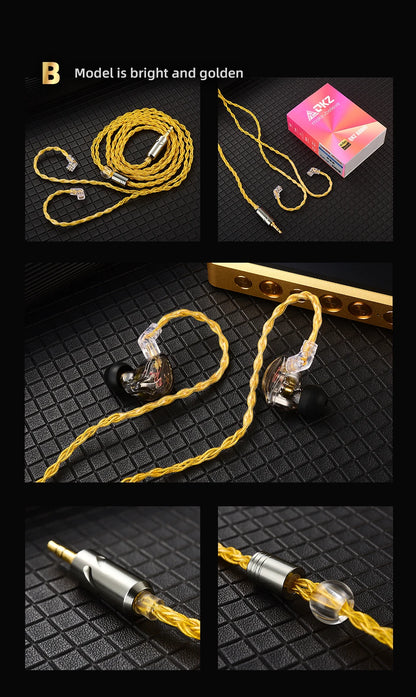 QKZ T1 HiFi Earphone Upgrade Cable with MMCX Connector - Smarsty
