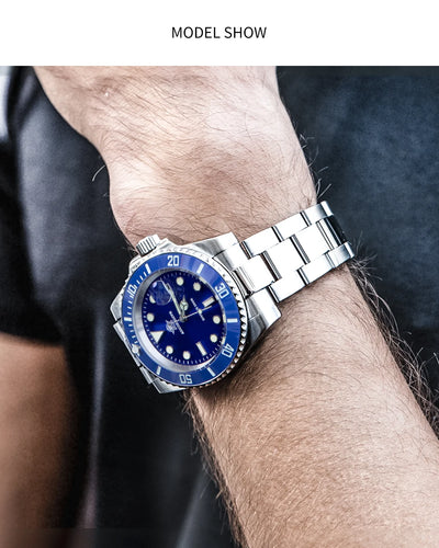 Addiesdive Waterproof Stainless Steel Quartz Watch for Men - Smarsty