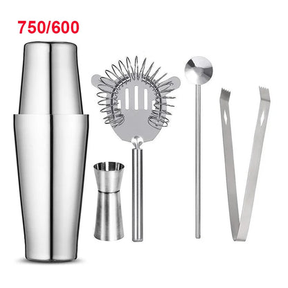 Professional Stainless Steel Boston Shaker Bar Set - Smarsty
